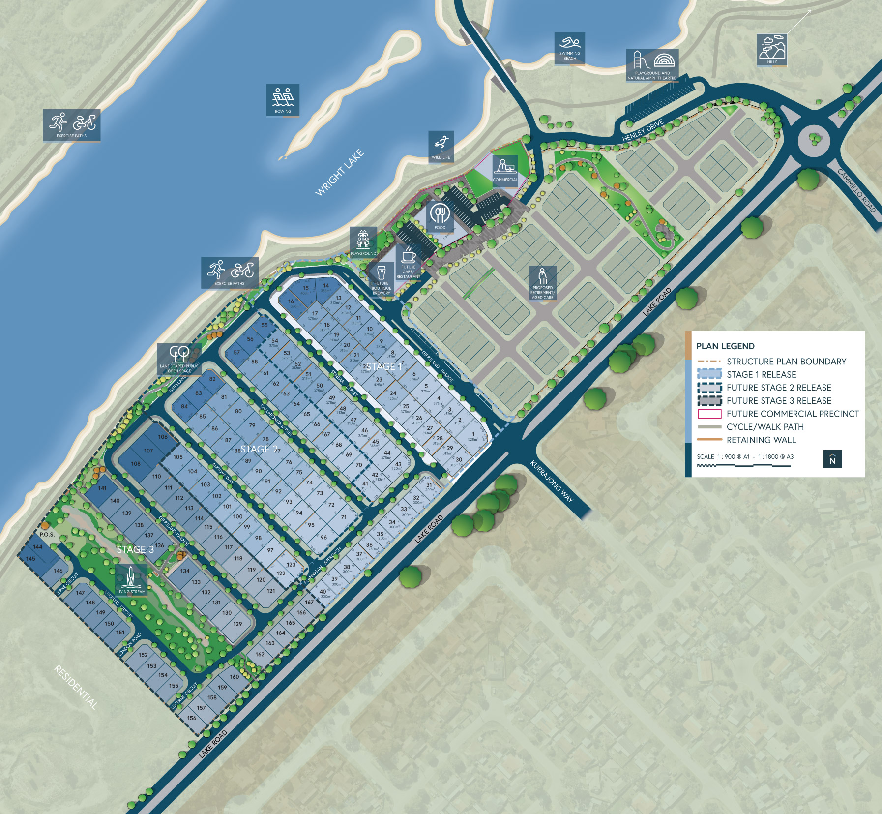 Plans Watermark Champion Lakes Land For Sale