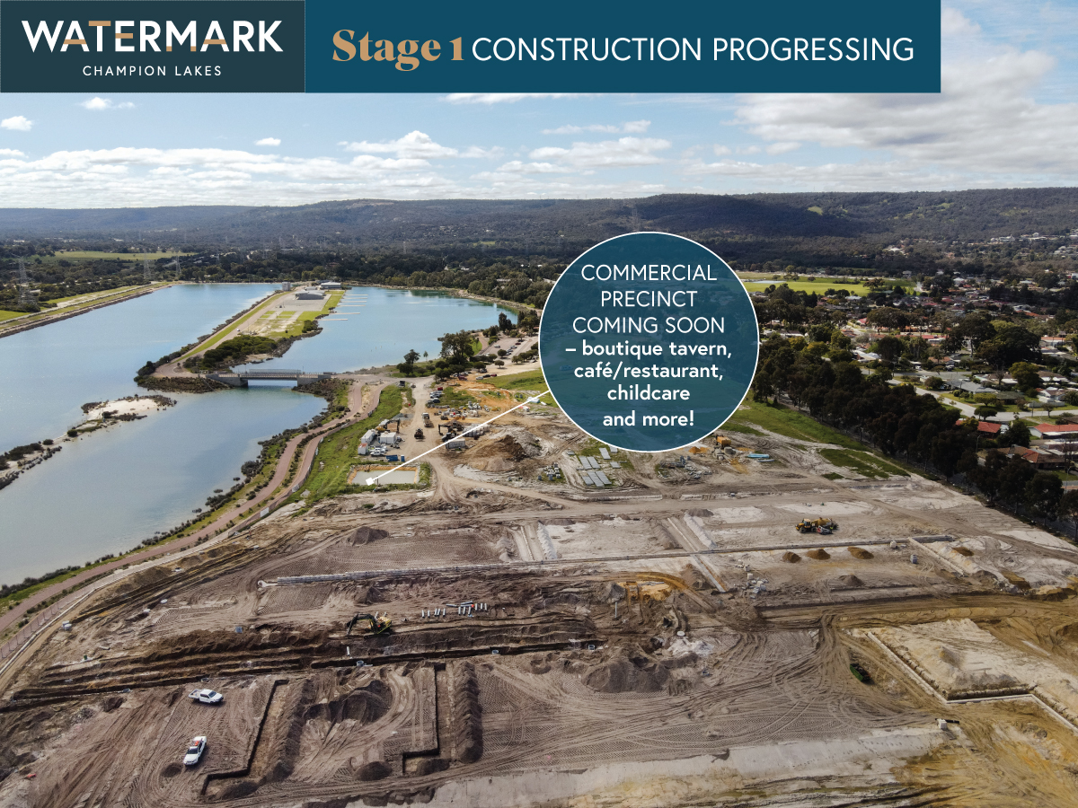 Construction Update Watermark Champion Lakes Land For Sale